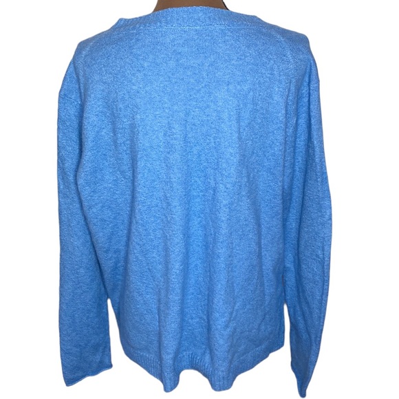 J Jill cotton blend relaxed oversized Crewneck sweater size S - Picture 2 of 13